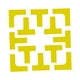 thumbnail image 4 of Pickleball Court Marker Cancha de Tenis para Entrenamiento de Tenis de Baloncesto, 4 of 9