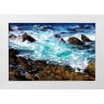 thumbnail image 3 of Alan Hausenflock 18x13 White Modern Wood Framed Wall Art Titled - Churning Surf I, 3 of 5