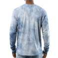 thumbnail image 3 of Hearthz Mens Henley T-Shirts Long Sleeve Fall 3-Button Graphic Workout Shirts for Men Crewneck Baseball Cotton T Shirts, 3 of 7