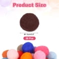 thumbnail image 2 of Uxcell Wool Felt Balls Beads Woolen Fabric 0.59" Brown for Home Crafts 20Pcs, 2 of 7