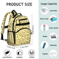 thumbnail image 4 of Funny Cartoon Pizza-Themed Student Backpack Lightweight and Water-Resistant School Book Bag with Pepperoni and Cheese Designs Spacious and Comfortable for Daily Use and Travel, 4 of 6