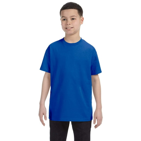 Gildan Boy's Crewneck Short Sleeve Cotton T-Shirt
