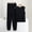Black # Mens Pajamas Sets, variant on Soft Pajamas Sets for Men Modal Big and Tall 2 Pieces Sleepwear Sleeveless shirts and Pants Comfy Cozy Plain Casual Mens Loungewear
