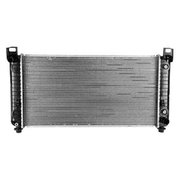 KarParts360 For GMC Sierra 1500 Classic Radiator 2010 11 12 2013 V6 4.3L w/ Electric Cooling Fan | Replacement for GM3010519 | 15841572