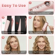 FETERVIC Cordless Automatic Curling Iron – Hair Curler with 28mm & 32mm Interchangeable Barrel, 5200mAh Rechargeable, Auto Curling Wand with Beep Timer, Portable Curling Iron for Travel Home