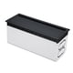 thumbnail image 4 of Pasacables de escritorio de aluminio, caja organizadora de cables, portátil, resistente y multifuncional. Negro, 4 of 9