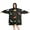 Black Dinosaurs Geometric, variant on Wearable Oversized Blanket,Black Colorful Dinosaurs Silhouette Pattern Wearable Blanket Hoodie for Adults,Cozy Hooded Blankets with Super Pockets,Super Warm Fuzzy Pullover for Women & Men