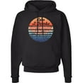 thumbnail image 2 of Inktastic Lake of the Ozarks Distressed Retro Sunset Adult Hoodie Sweatshirt, 2 of 4