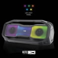 thumbnail image 4 of Altec Lansing Rockbox XL 2.0 Altavoces inalámbricos Bluetooth portátiles con luces LED, IP67 resistente al agua y duradero para exteriores, batería de 20 horas con control de aplicación, 4 of 5