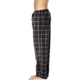 thumbnail image 3 of Intimo Mens' Microfleece Plaid Drawstring Waist Lounge Sleep Pajama Pant Sleepwear Loungewear, 3 of 6