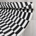 thumbnail image 4 of Well Woven Apollo Vortex Modern Checkered Black Ivory Printed Distressed Machine Washable 3'3" Round Rug, 4 of 4