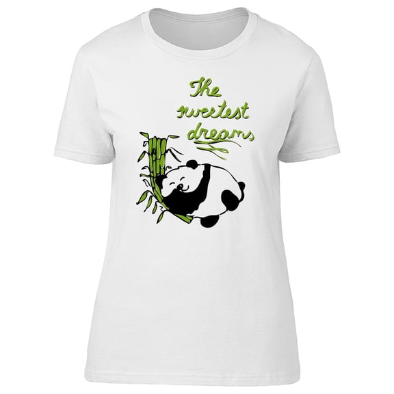 The Sweetest Dream Cute Panda Tee Women's -Image by Shutterstock