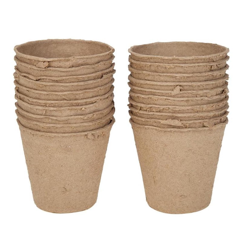 100PCS Nursery Pot Environmental Protection Degradable Seedling Cup For