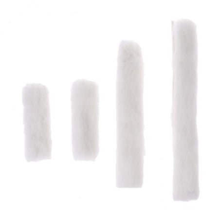 harayaa 2x 4 Pack Fleece Cover for Nose Bands Soft Equestrian Equipment Supplies for Horse Driving Training Riding Outdoor Sports
