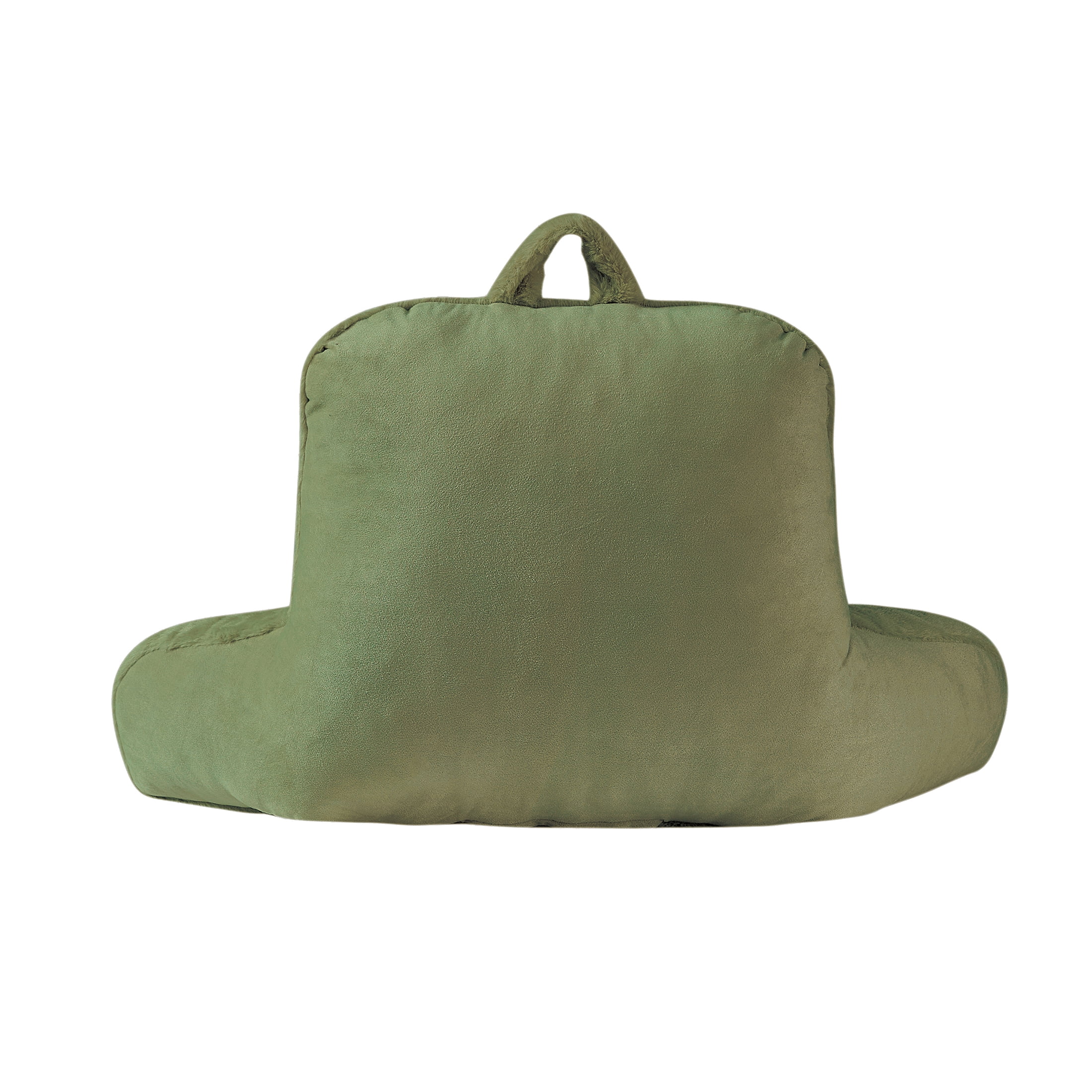 Mainstays Faux Fur Plush Backrest Pillow, Specialty Size, Bay Leaf