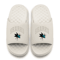 thumbnail image 2 of Unisex ISlide Cream San Jose Sharks Tonal Pop Motive Slide Sandals, 2 of 5