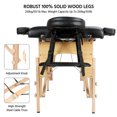thumbnail image 6 of 2-Fold Portable Massage Table Adjustable Facial Salon Bed Tattoo Lash Table Bed, 6 of 7
