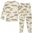 thumbnail image 2 of joogoo Cartoon Alligators Pajamas Set Long Sleeve Soft Cotton Sleepwear 2 Piece 18M, 2 of 7