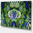 thumbnail image 2 of Green Magical Fairy Pattern - Floral Canvas Art Print, 2 of 4