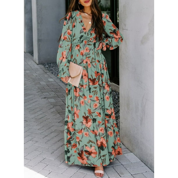 ladies floral maxi dresses Floral Beauty Maxi Dress