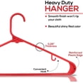 thumbnail image 3 of Plastic Hangers Durable Slim Stylish New in Pack of 30 & 150, 3 of 10