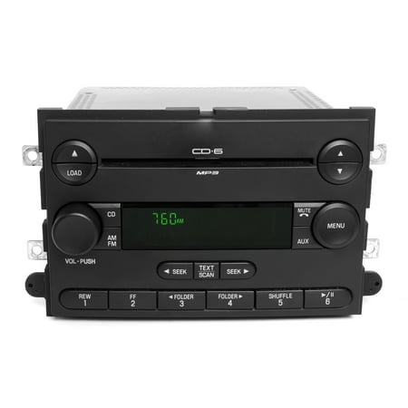 Restored 2006 Ford Fusion Mercury Milan Audiophile Radio AM FM 6 Disc CD 6E5T-18C815-CH (Refurbished)