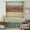 Green, variant on Vintage Brown Wood Sheer Curtains 108" Extra Long for Living Room, Farmhouse Wooden Plank Rustic Light Filtering Privacy Drapes, Breathable Semi Sheer Window Treatment for Floor to Ceiling Window