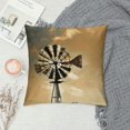 thumbnail image 2 of FANNA Windmill Clouds Sky Short Plush Pillowcase 1 Piece Set for Living Room Bedroom Outdoor Garden Sofa Decoration Aesthetic Decorative All Year Round Pillow Case 1PC 24x24in, 2 of 5