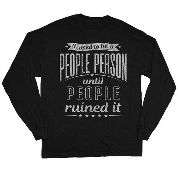 Long Sleeve T-shirts Mens Graphic Tees People Person