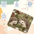 thumbnail image 3 of Hedgehog Printed Gaming Mousepad Desk Pad, Square 8.3x9.8 Inch Non-Slip Rubber Bottom Mouse Mat for Office and Gaming, 3 of 6