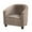 Camel, variant on CJC Velvet Tub Chair Cover, High Stretch Club Chair Slipcover Washable Armchair Sofa Couch Cover for Living Room Club Cafe (Camel)
