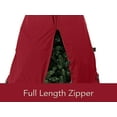 thumbnail image 7 of Covermates Keepsakes Upright Christmas Tree Storage Bag Superior Protection, Cinch Straps Holiday Storage, Red, 7 of 7