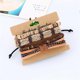 thumbnail image 4 of Leather Bracelet Set for Men Women, Multilayer Hemp Cords Tribal Braided Design, Ethnic Wood Beads Wrap Wristbands, 4 Pack, 6.5-8.5 Inches, 4 of 5