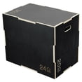 thumbnail image 1 of Fitvids 30" x 24" x 20" Wooden Plyometric Box Non-Slip Jump Platform, Black, 1 of 5