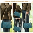 thumbnail image 4 of FORMRS Womens Shoulder Bag with Chain Strap Clutch Purse Cute Tote Handbag, Star Map, 4 of 7