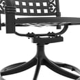 thumbnail image 6 of Weatherproof Aluminum Swivel Chair Dining Set / Provides 360-Degree Rotation for Convenience, 6 of 6