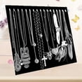 thumbnail image 3 of 17 Hook Necklace Display Board Velvet Jewelry Display Stand Necklace Rack Earrings Pendant Display Props Wholesale, 3 of 6