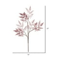 thumbnail image 2 of Vickerman 27" Artificial Rose Gold Metallic Fern Christmas Spray, 2 sprays per pack., 2 of 2
