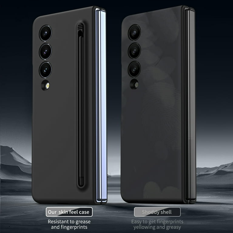 for Samsung Galaxy Z Fold 3 5G Case with S Pen Slot & S Pen, Luxury Ultra Slim Thin Matte PC Shockproof Protective Phone Case Cover for Samsung Galaxy for Samsung Galaxy Z Fold 3 5G Case with S Pen Slot & S Pen, Luxury Ultra Slim Thin Matte PC Shockproof Protective Phone Case Cover for Samsung Galaxy