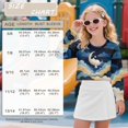 thumbnail image 7 of DISNIMO Galaxy Cat Print Long Sleeve Pullover Tops Fashion Girls Crop Tops Comfy Crewneck Cropped Sweatshirts Back to School Clothes for Teen Girls, 7 of 7