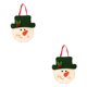 thumbnail image 1 of Billuyoard Bolsa de regalo de Navidad hecha a mano, pegatina de dibujos animados de fieltro, bolsa de almacenamiento de dulces, regalo de Navidad de Año muñeco de nieve 2piezas Billuyoard CBP085090, 1 of 5