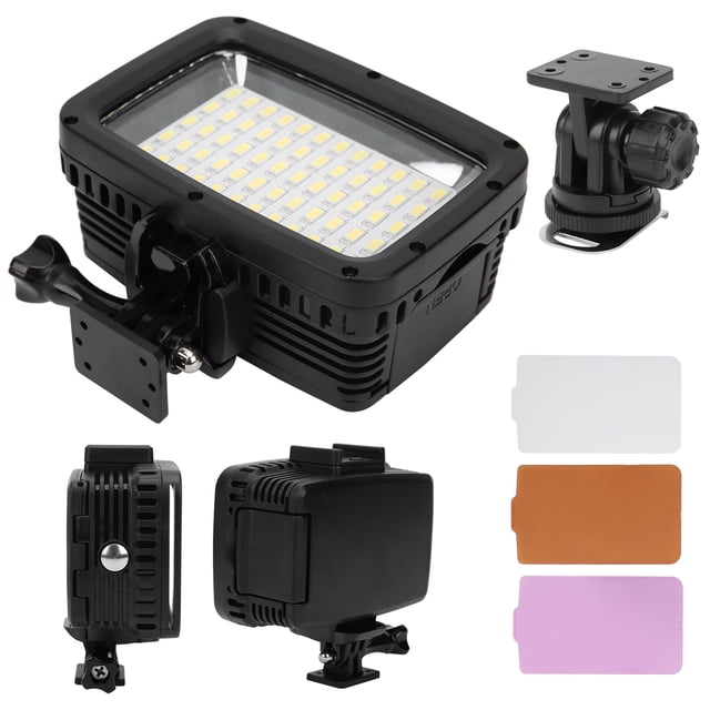 Luz de Relleno Sumergible, Duracia de 1/4 Pulgadas de Tornillo Video de Batería LED LUZ Flexible Alto Brillo Portátil Para dispar Submarinos
