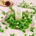 thumbnail image 6 of St. Patrick’s Day Candle Wreath,Shamrocks Candle Holder,Green Candle Decor,Mini Table Wreath,Holiday Home Decoration,Festive Candle Display,St. Patrick’s Day Centerpiece,Party Table Decor, 6 of 7