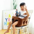 thumbnail image 2 of Asiento de bebé Funda de apoyo para sofá Silla de felpa Asiento de alimentación Piel Sin relleno (B) Ehuebsd sin BPA, 2 of 6