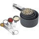 thumbnail image 1 of 2024 Measuring Spoon Sets, Set of Cups and Measuring Spoons for Kitchen Cooking Baking Ingredients Liquid and Solid, Pack of 8, 1 of 5