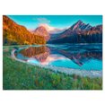 thumbnail image 2 of Beautiful Swiss Lake Obersee - Landscape Photography Canvas Print, 2 of 3