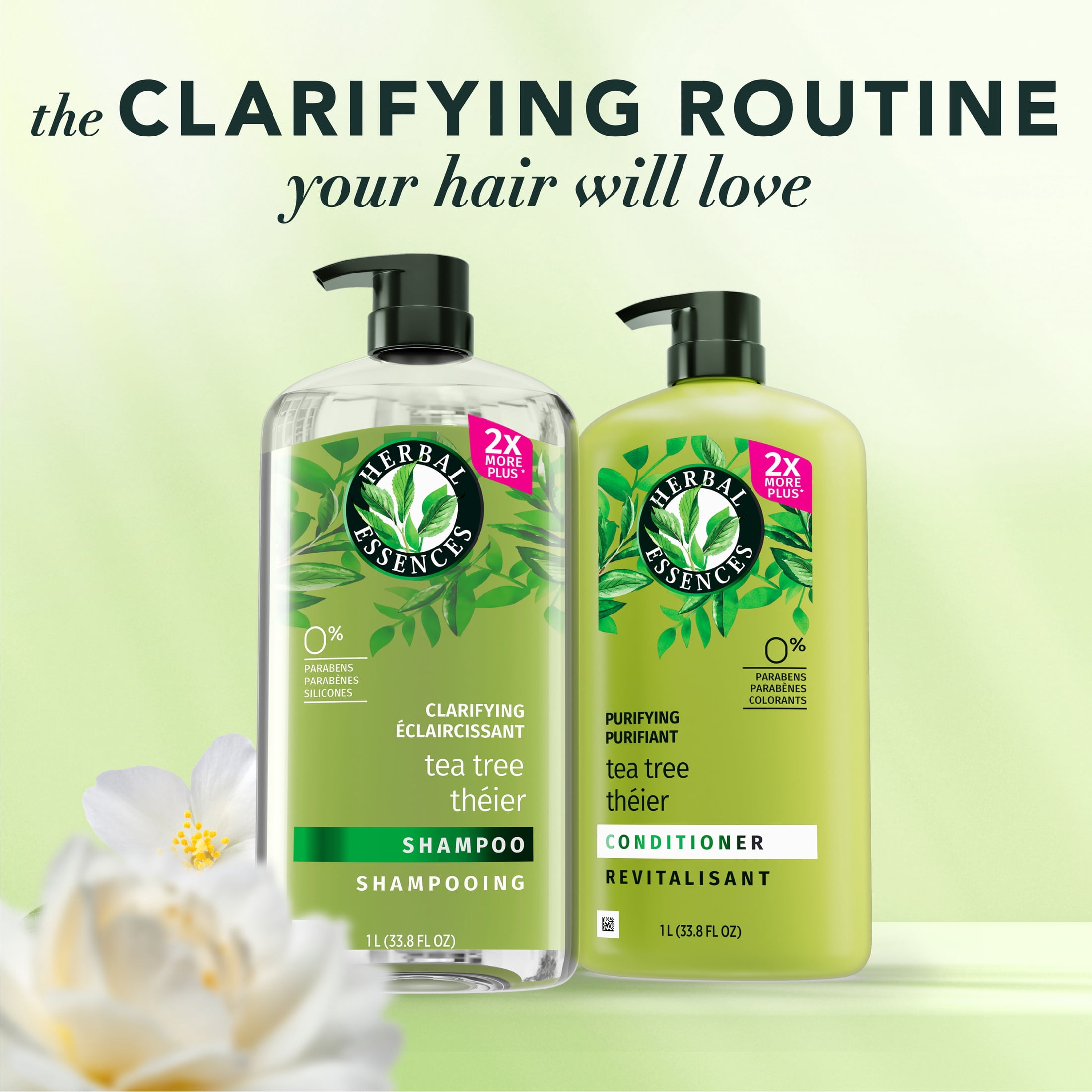 Herbal Essences Clarifying Shampoo, Tea Tree, 33.8 fl oz