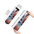 thumbnail image 4 of Pofeuu Cute Red And White Elf Print 30cm Socks, Adult Running Hiking Socks for Youth and Adult, 4 of 7