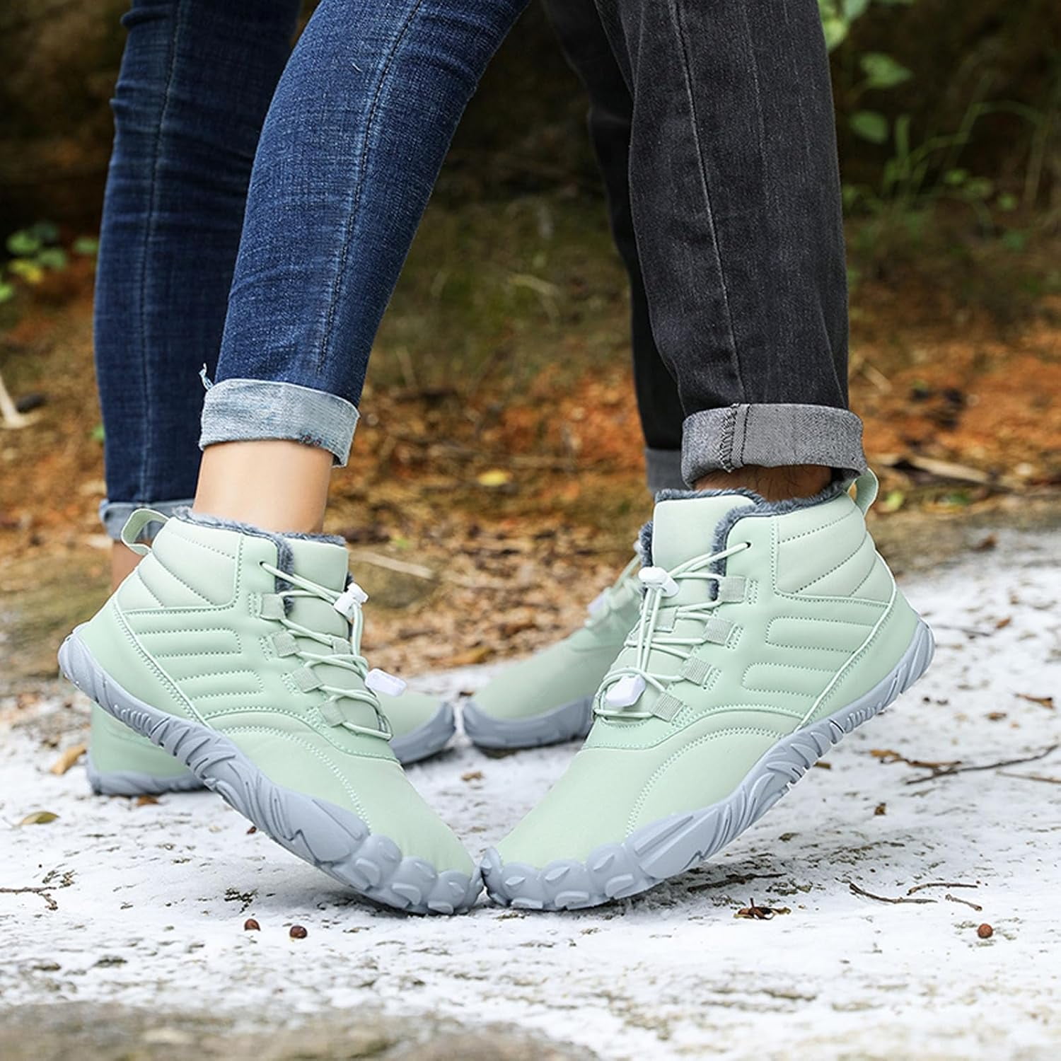 Women Barefoot Shoes Mens Minimalist Zero Drop Boots Wide Toe Box Toes Sneakers Workout Footwear Trail Running Hiking Shoes