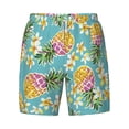 thumbnail image 4 of Lsque Mens Swim Trunks Cute Pineapples Pattern - Bathing Suit Compression Liner - Beach Swim Shorts Swimwear - (S-3XL) - Stretch Quick Dry -XX-Large, 4 of 9